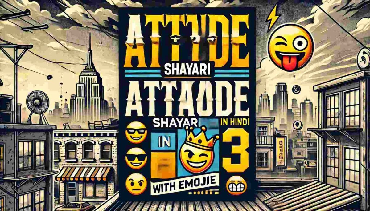 Attitude Status in Hindi with Emojis